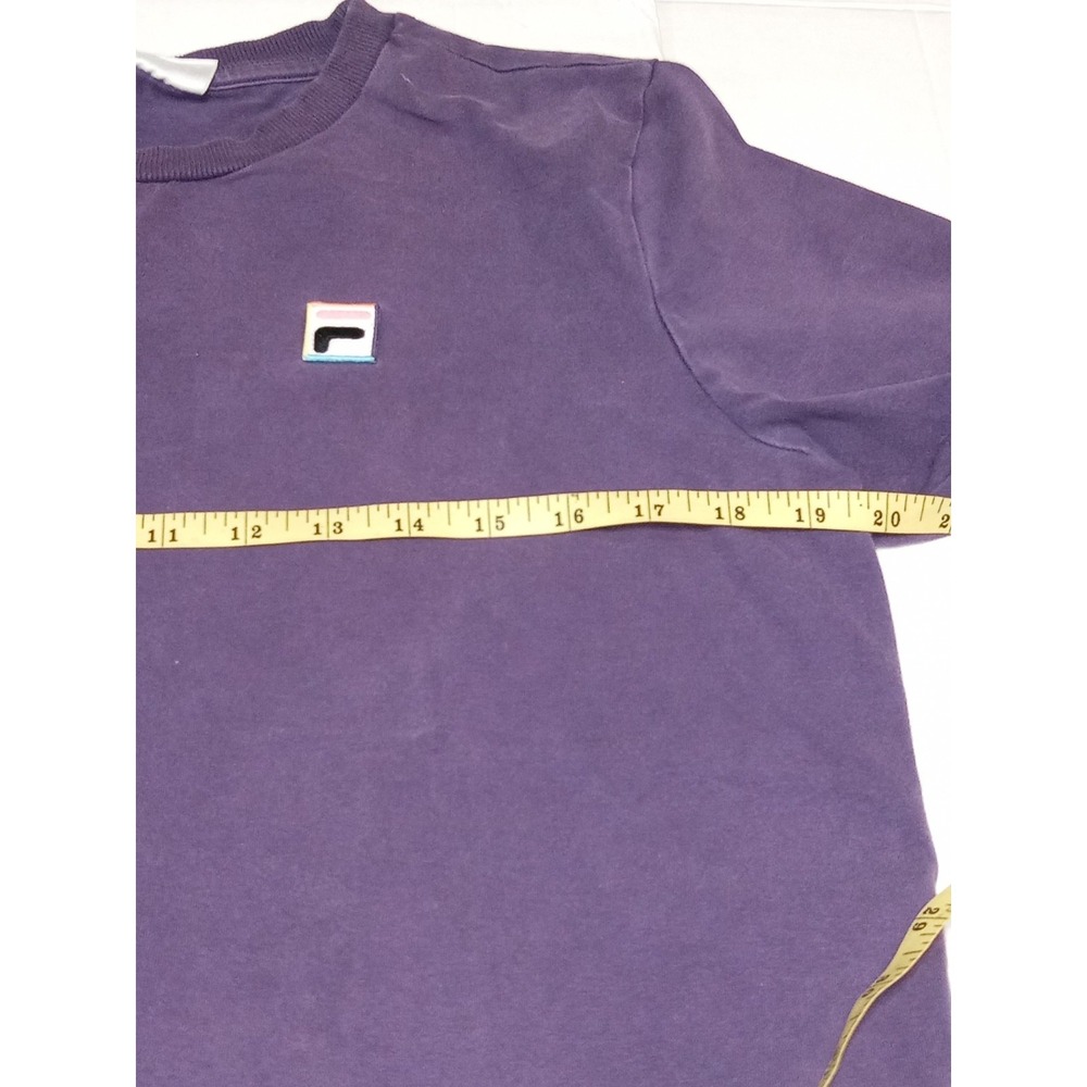 VINTAGE Fila Shirt Womens Size Medium M Purple Tee Short Sleeve Adult‎ Top - Picture 2 of 7